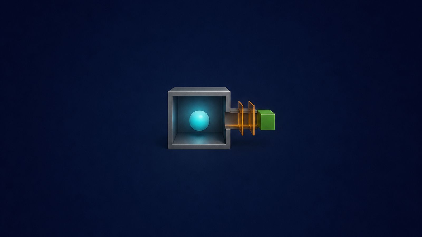 A processing core inside an isolation chamber with one filtered egress path